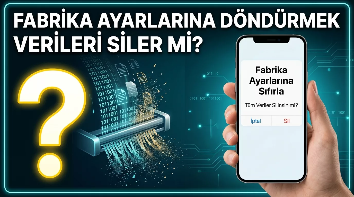 Fabrika Ayarlarına Döndürmek Verileri Tamamen Siler mi?