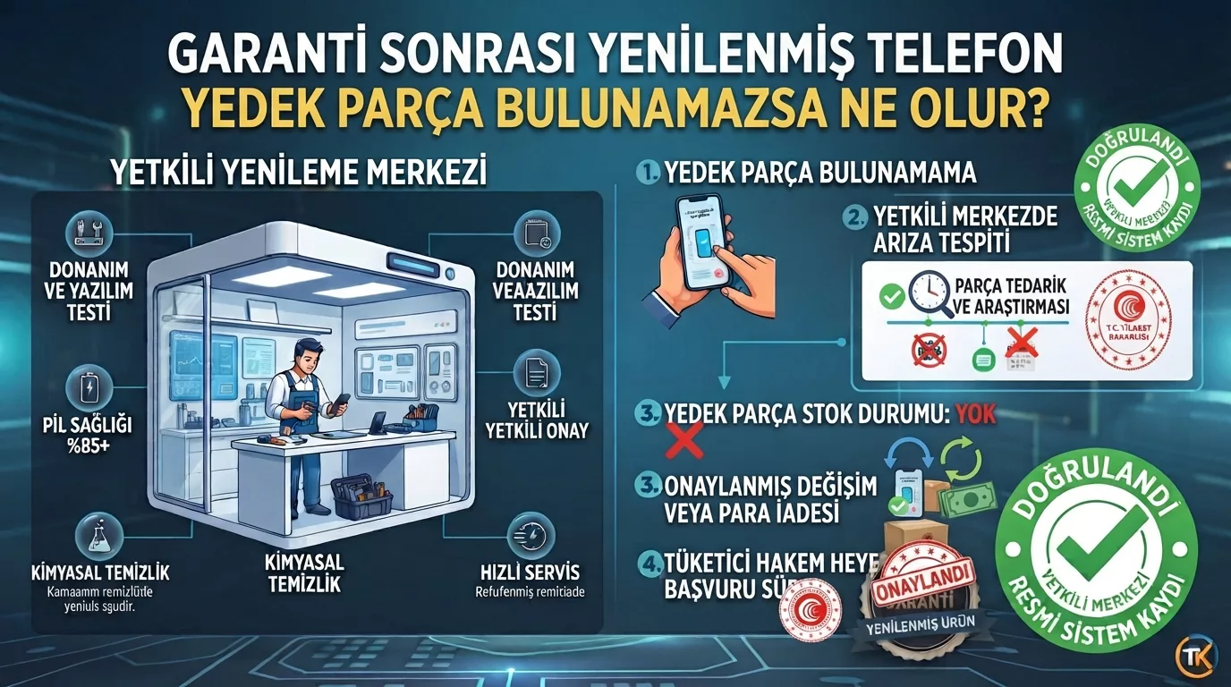 Garanti Sonrası Yenilenmiş Telefon İçin Yedek Parça Bulunamazsa Ne Olur?