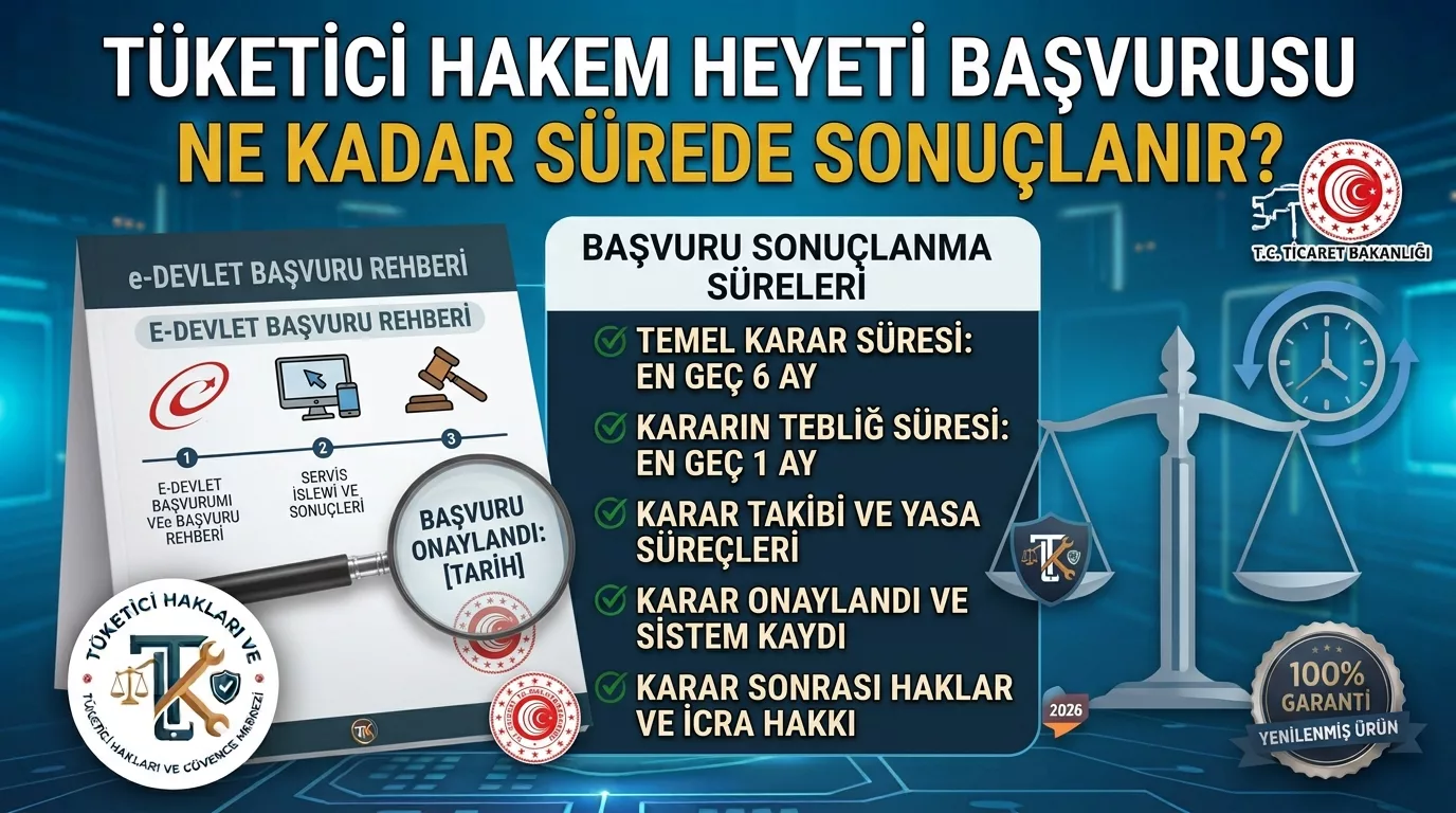 Tüketici Hakem Heyeti Başvurusu Ne Kadar Sürede Sonuçlanır?