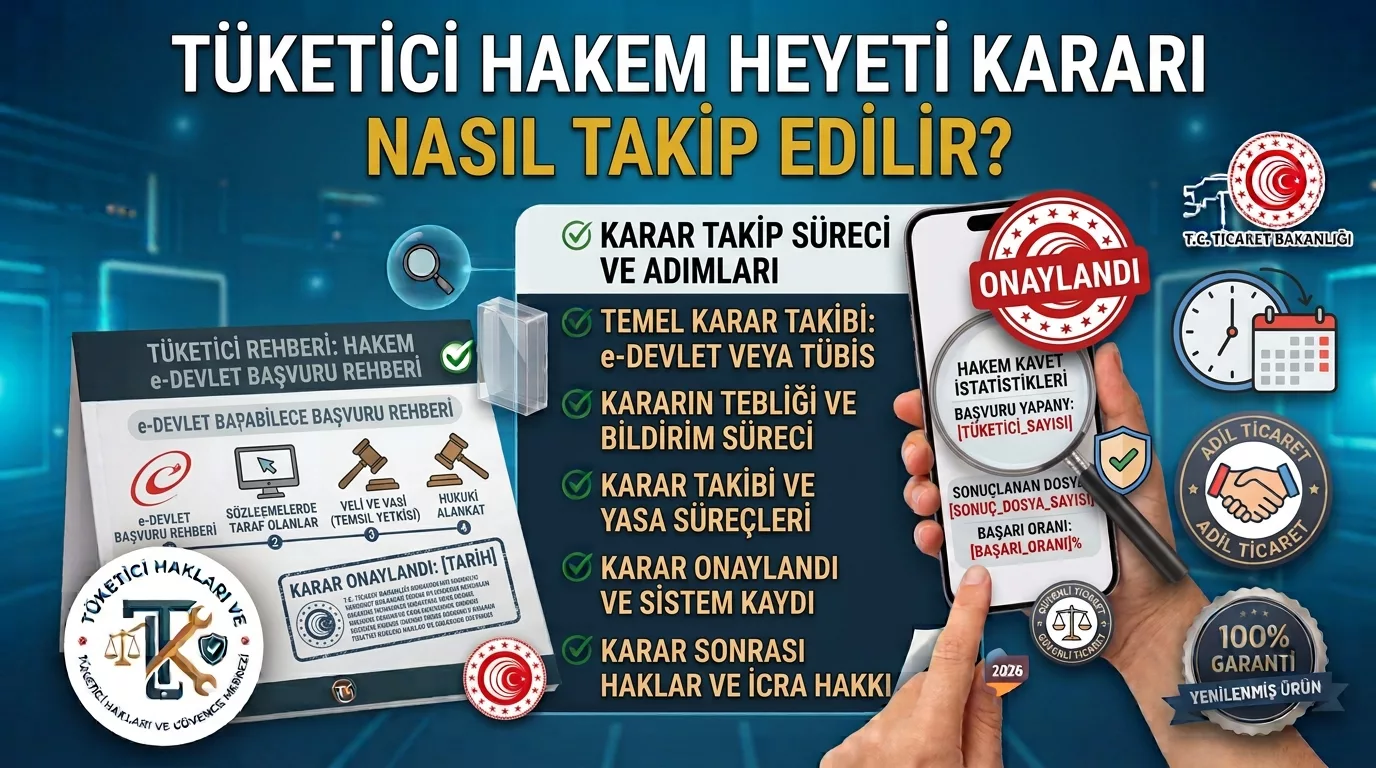 Tüketici Hakem Heyeti Kararı Nasıl Takip Edilir?