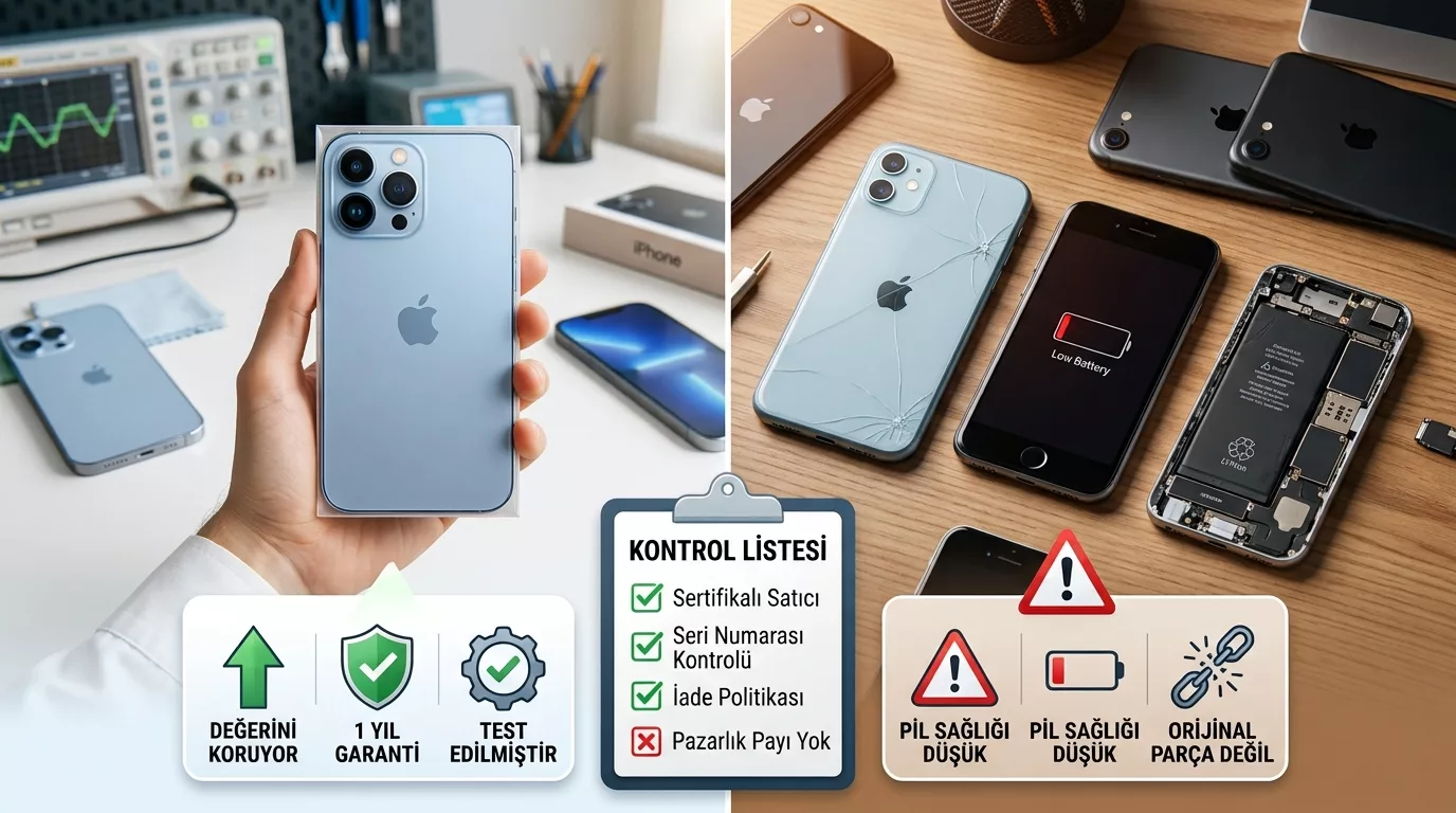 Yenilenmiş iPhone Alınır mı? Avantajları, Dezavantajları ve Dikkat Edilmesi Gerekenler