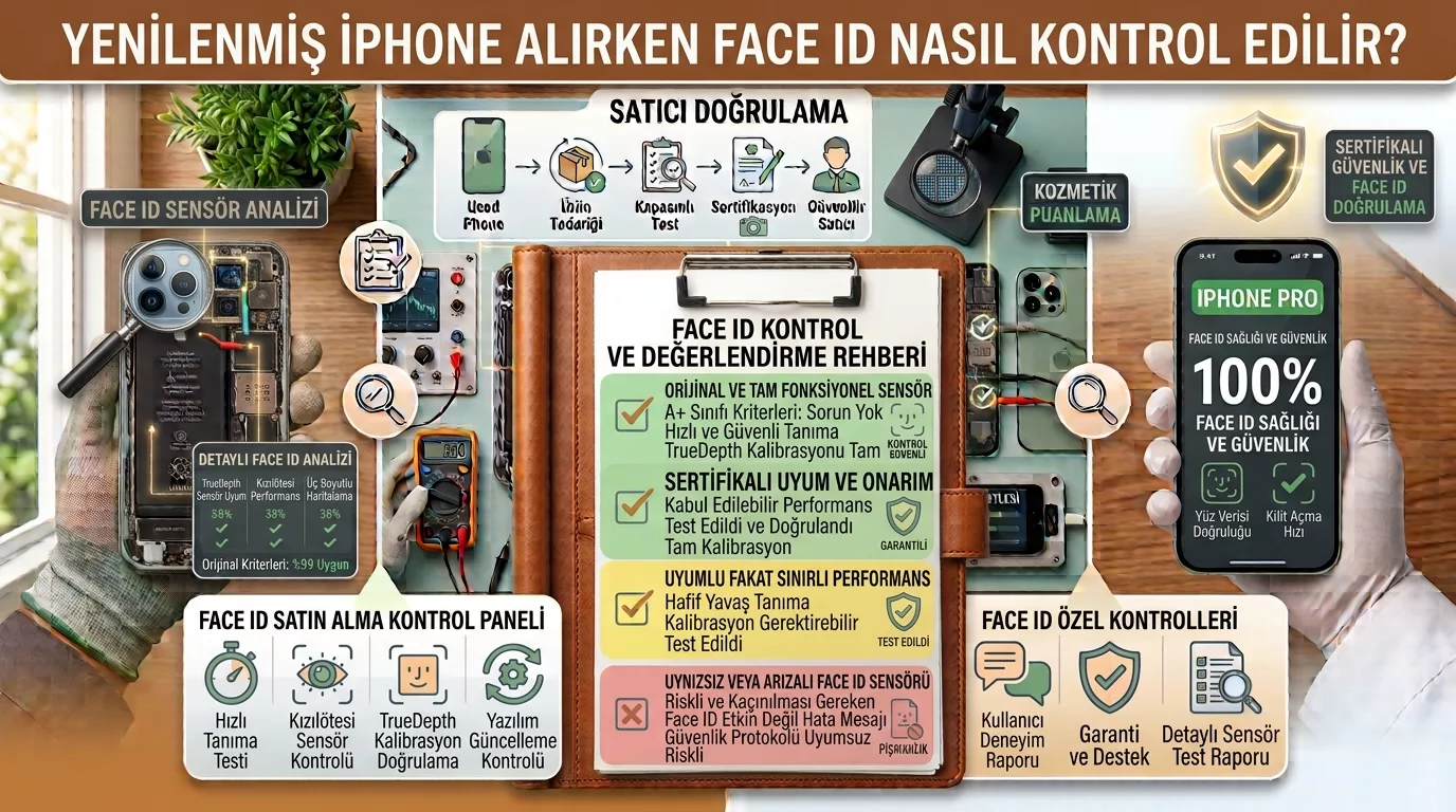 Yenilenmiş iPhone Alırken Face ID Nasıl Kontrol Edilir?
