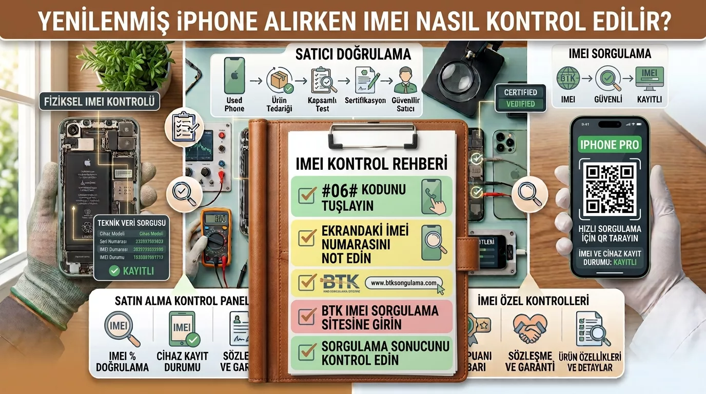 Yenilenmiş iPhone Alırken IMEI Nasıl Kontrol Edilir?