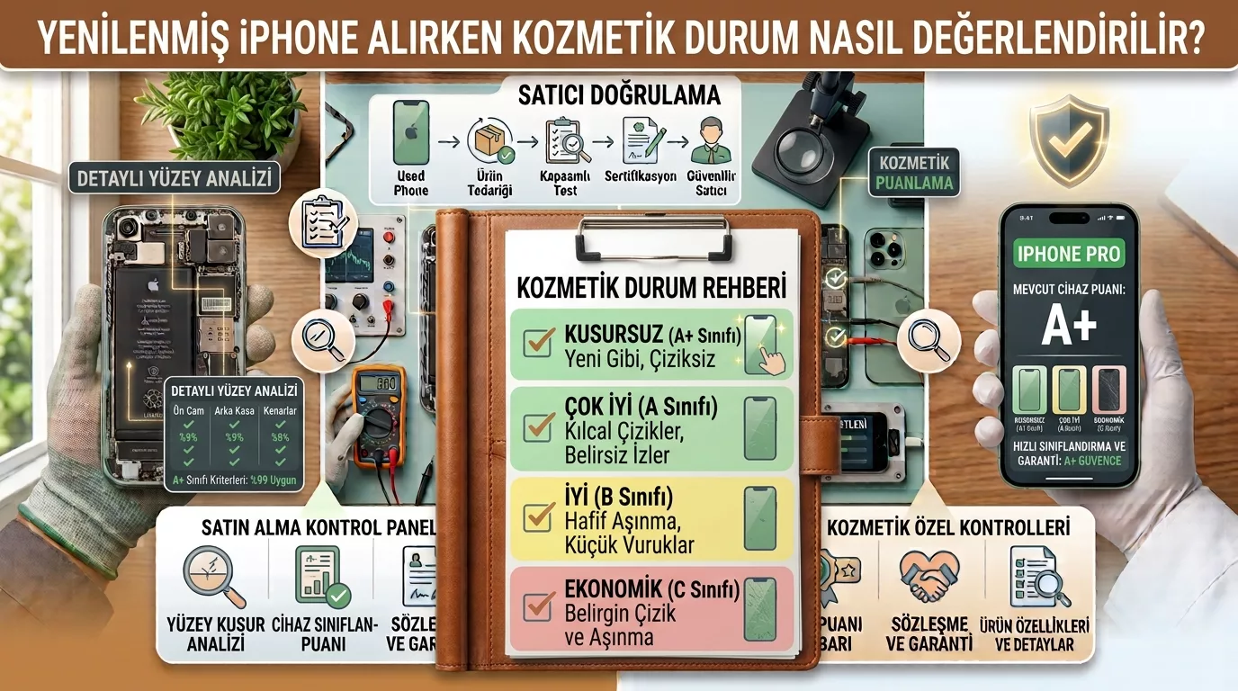 Yenilenmiş iPhone Alırken Kozmetik Durum Nasıl Değerlendirilir?