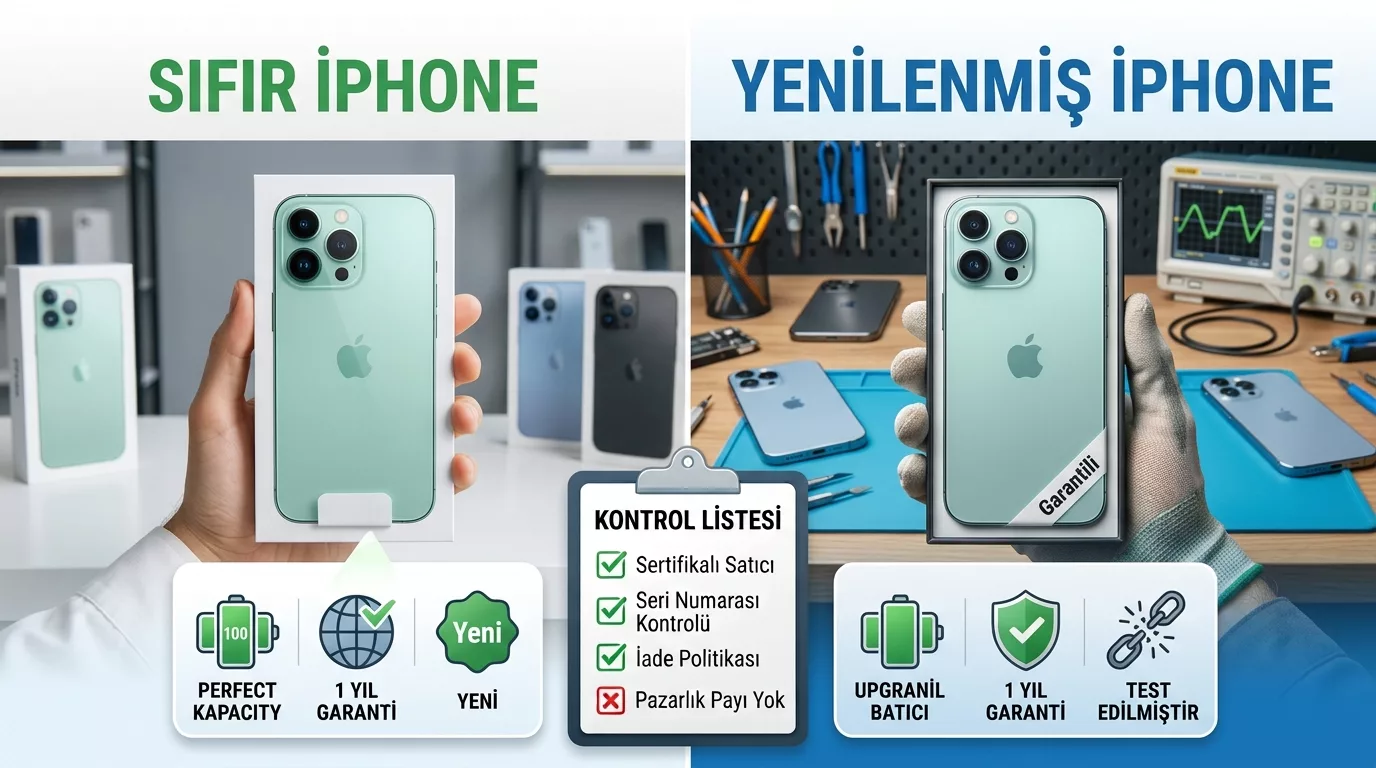 Yenilenmiş iPhone ile Sıfır iPhone Arasındaki Farklar