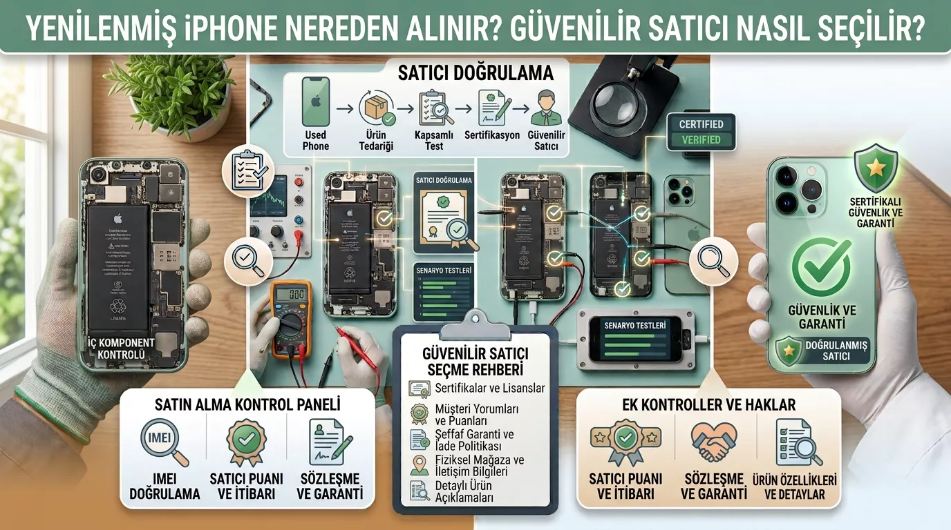 Yenilenmiş iPhone Nereden Alınır? Güvenilir Satıcı Nasıl Seçilir?