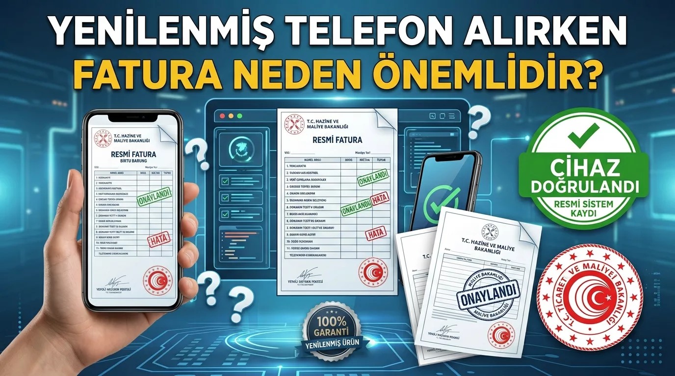 Yenilenmiş Telefon Alırken Fatura Neden Önemlidir?