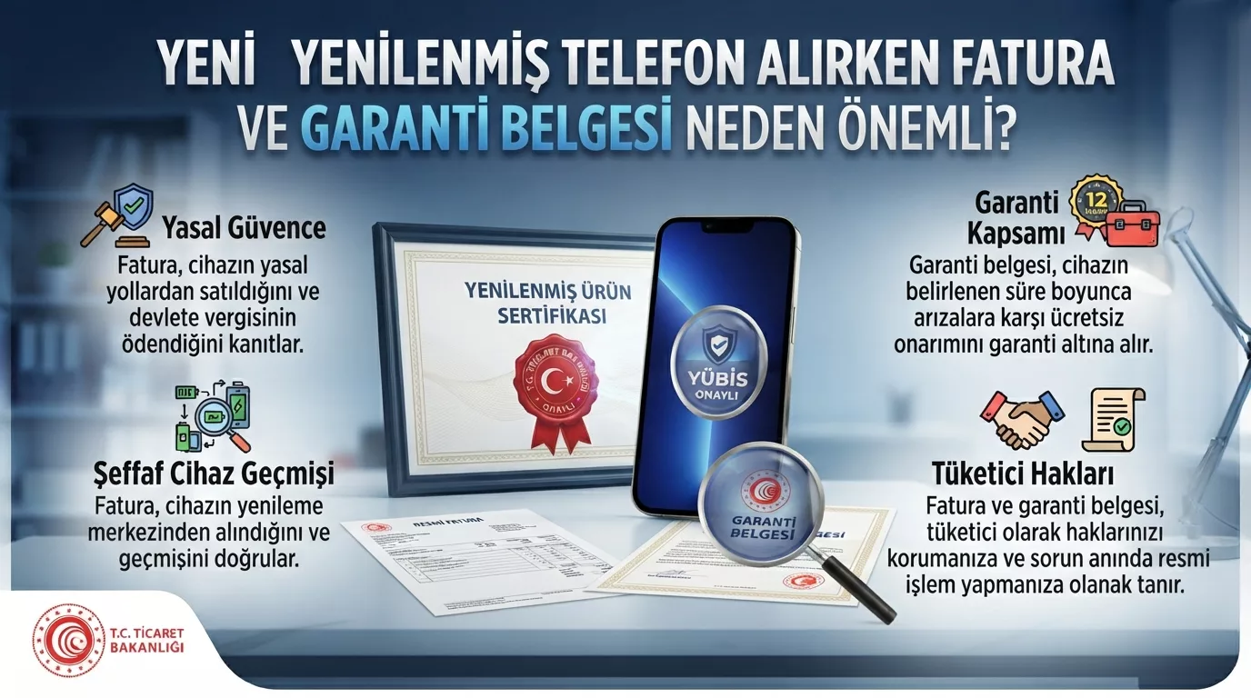 Yenilenmiş Telefon Alırken Fatura Ve Garanti Belgesi Neden Önemli?