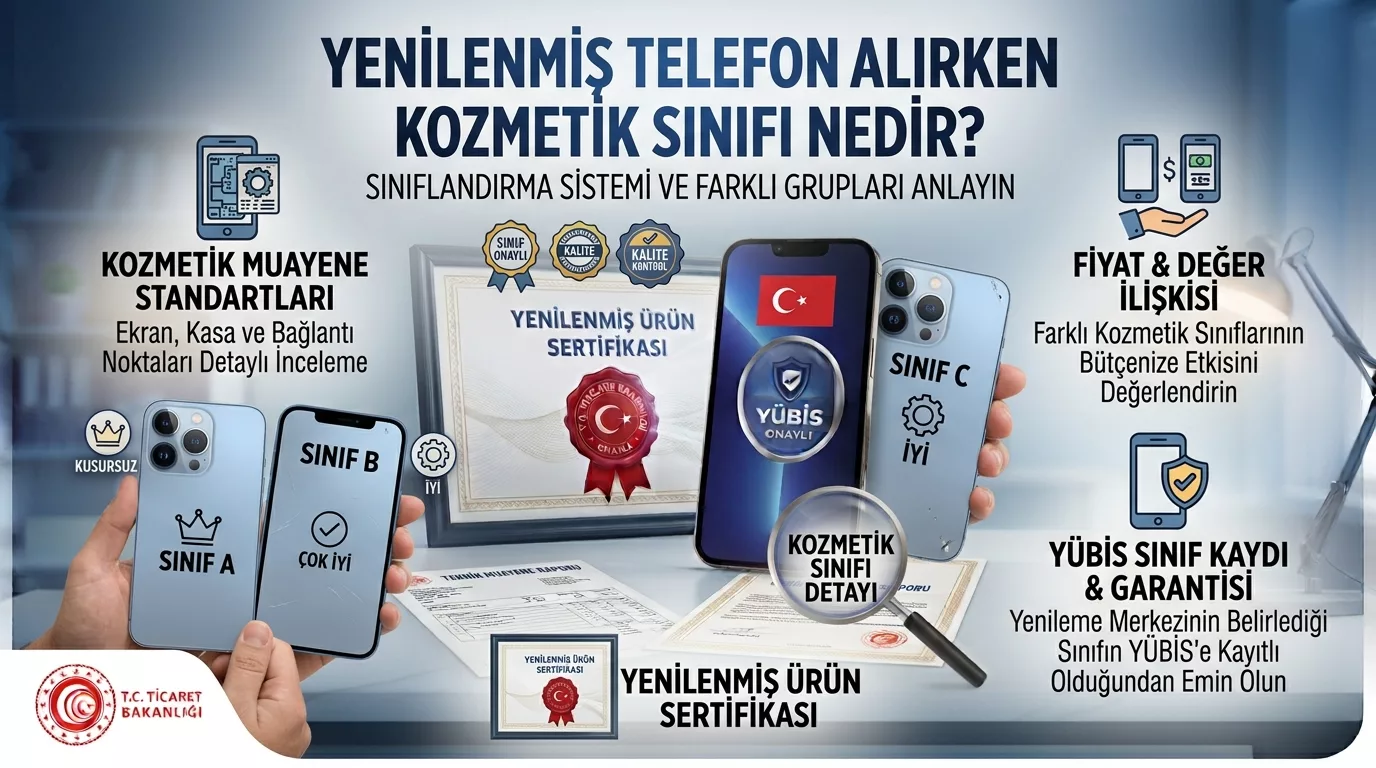 Yenilenmiş Telefon Alırken Kozmetik Sınıfı Nedir?