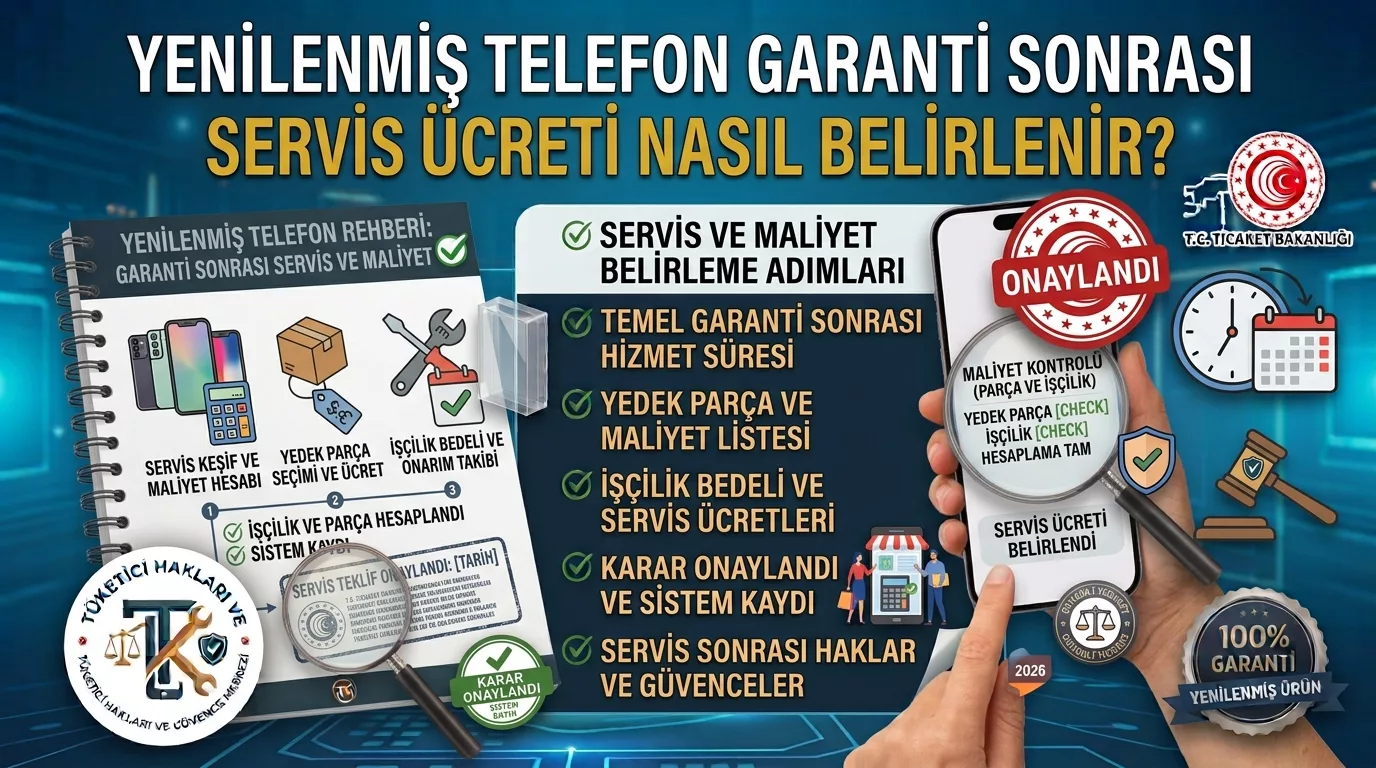Yenilenmiş Telefon Garanti Sonrası Servis Ücreti Nasıl Belirlenir?