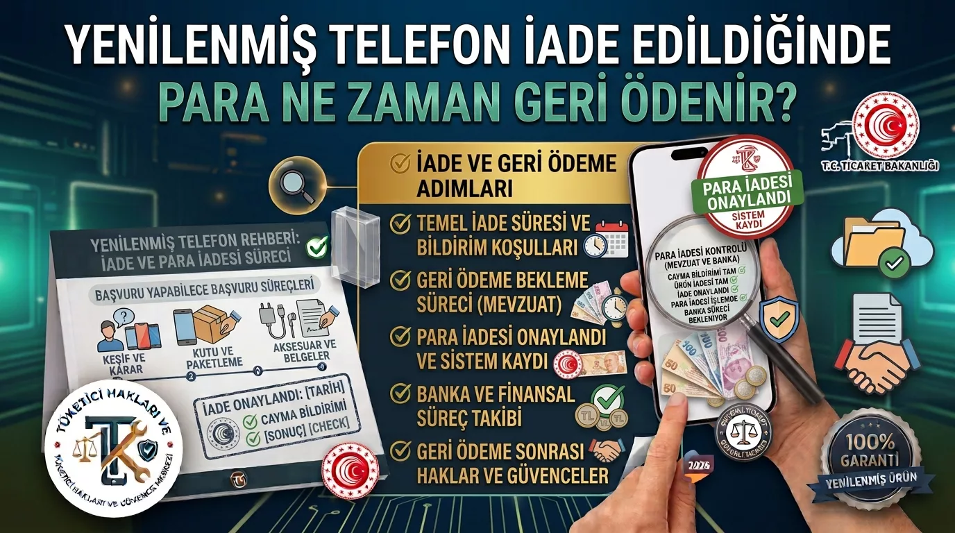 Yenilenmiş Telefon İade Edildiğinde Para Ne Zaman Geri Ödenir?