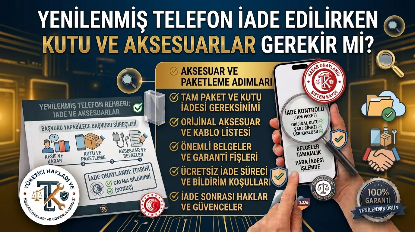 Yenilenmiş Telefon İade Edilirken Kutu ve Aksesuarlar Gerekir mi?