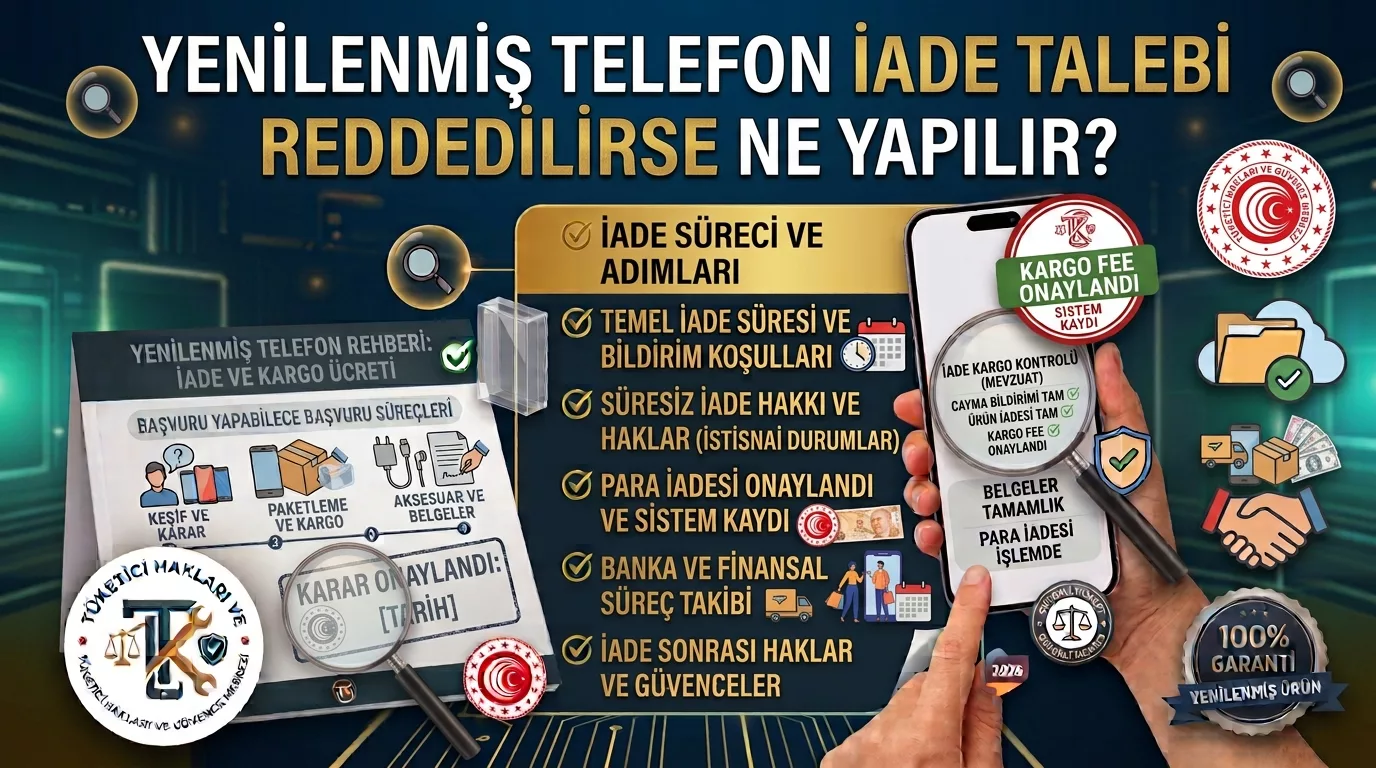 Yenilenmiş Telefon İade Talebi Reddedilirse Ne Yapılır?