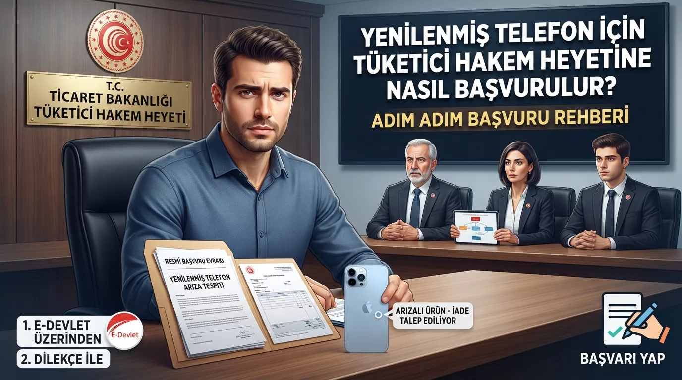 Yenilenmiş Telefon İçin Tüketici Hakem Heyetine Nasıl Başvurulur?