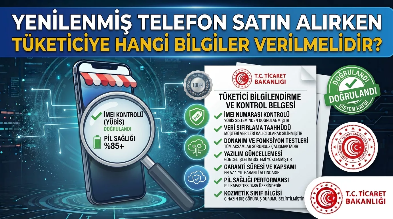 Yenilenmiş Telefon Satın Alırken Tüketiciye Hangi Bilgiler Verilmelidir?