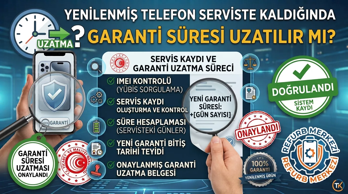 Yenilenmiş Telefon Serviste Kaldığında Garanti Süresi Uzatılır mı?