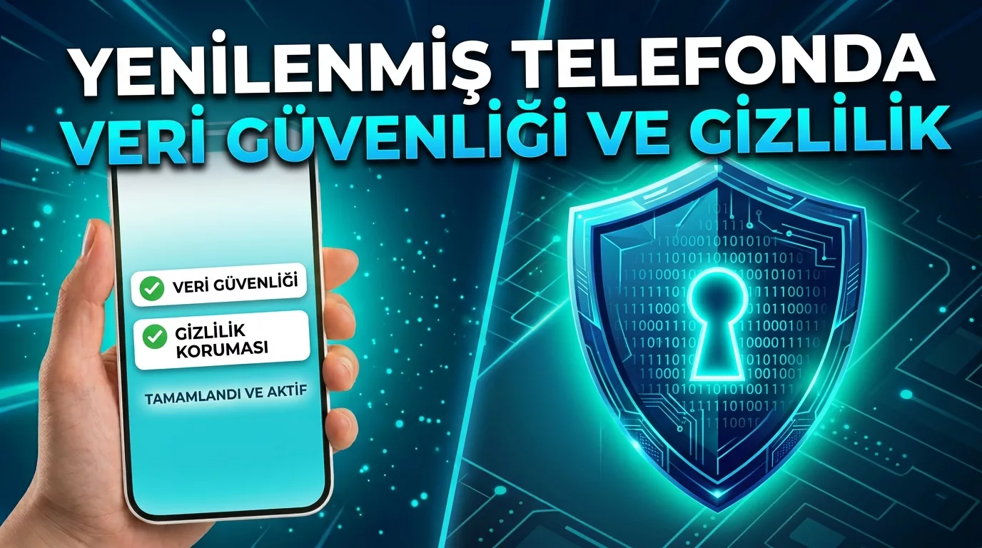 Yenilenmiş Telefonda Veri Güvenliği ve Gizlilik