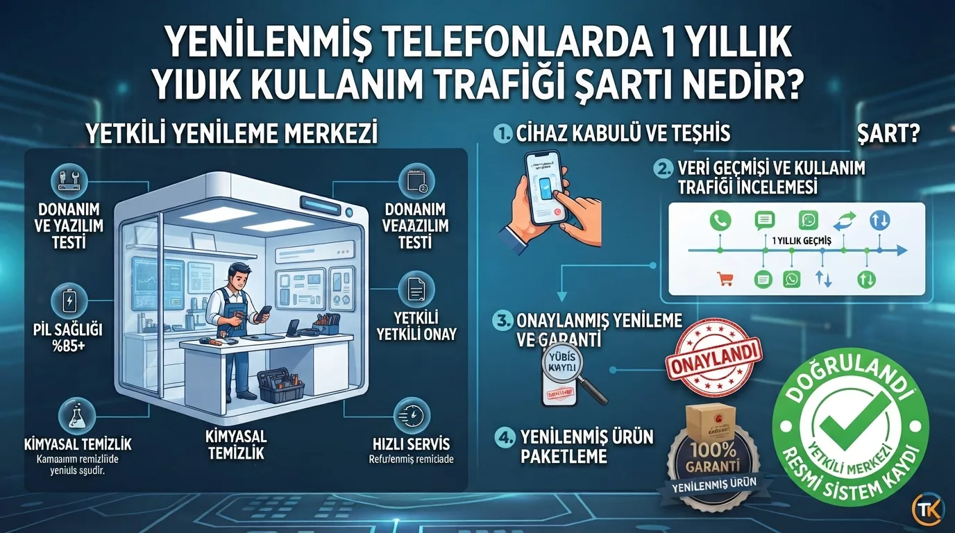 Yenilenmiş Telefonlarda 1 Yıllık Kullanım Trafiği Şartı Nedir?