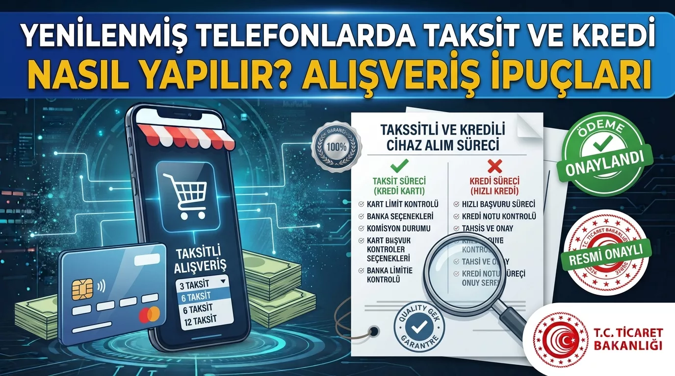 Yenilenmiş Telefonlarda Taksit ve Kredi Kullanımı