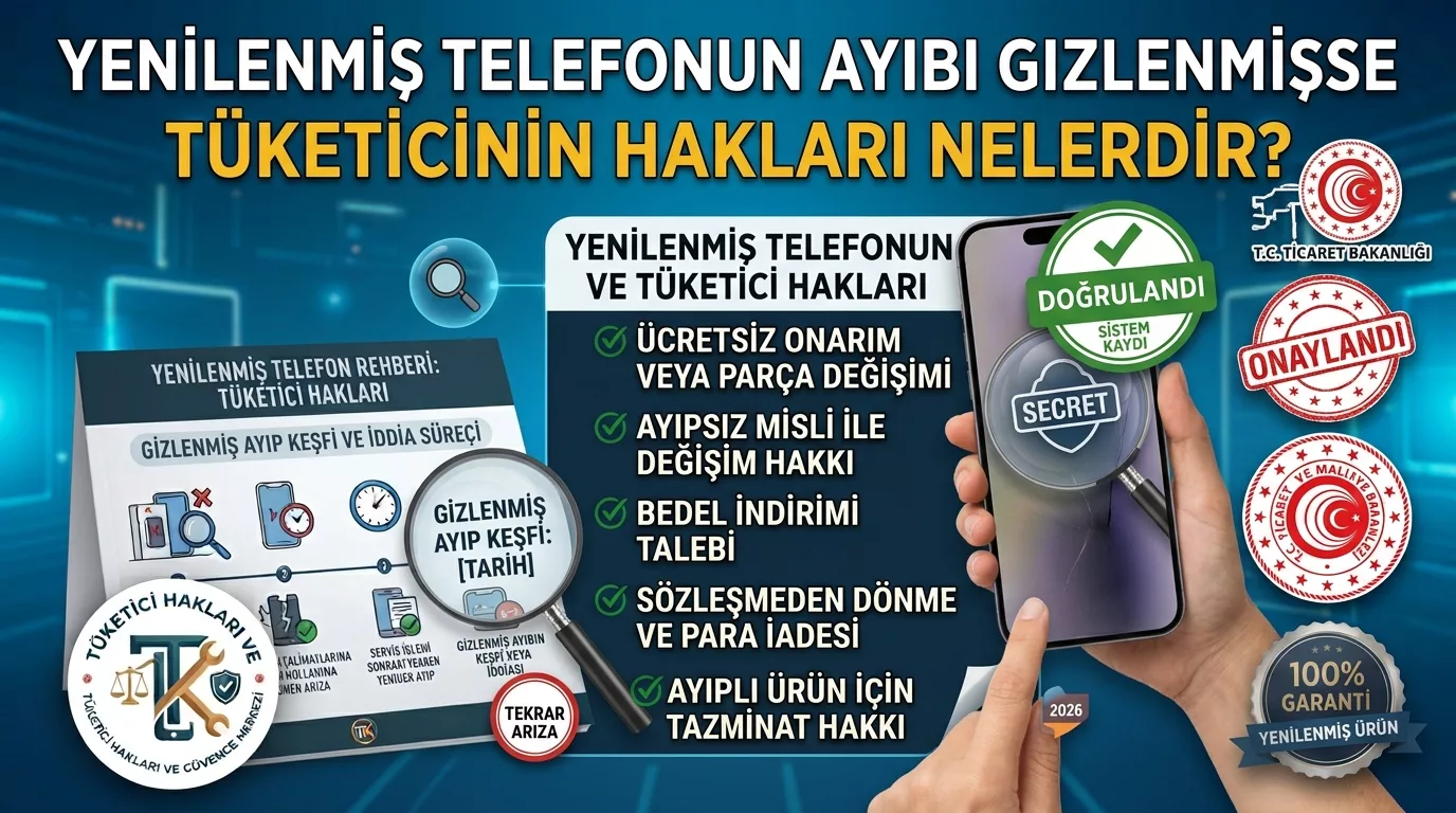 Yenilenmiş Telefonun Ayıbı Gizlenmişse Tüketicinin Hakları Nelerdir?