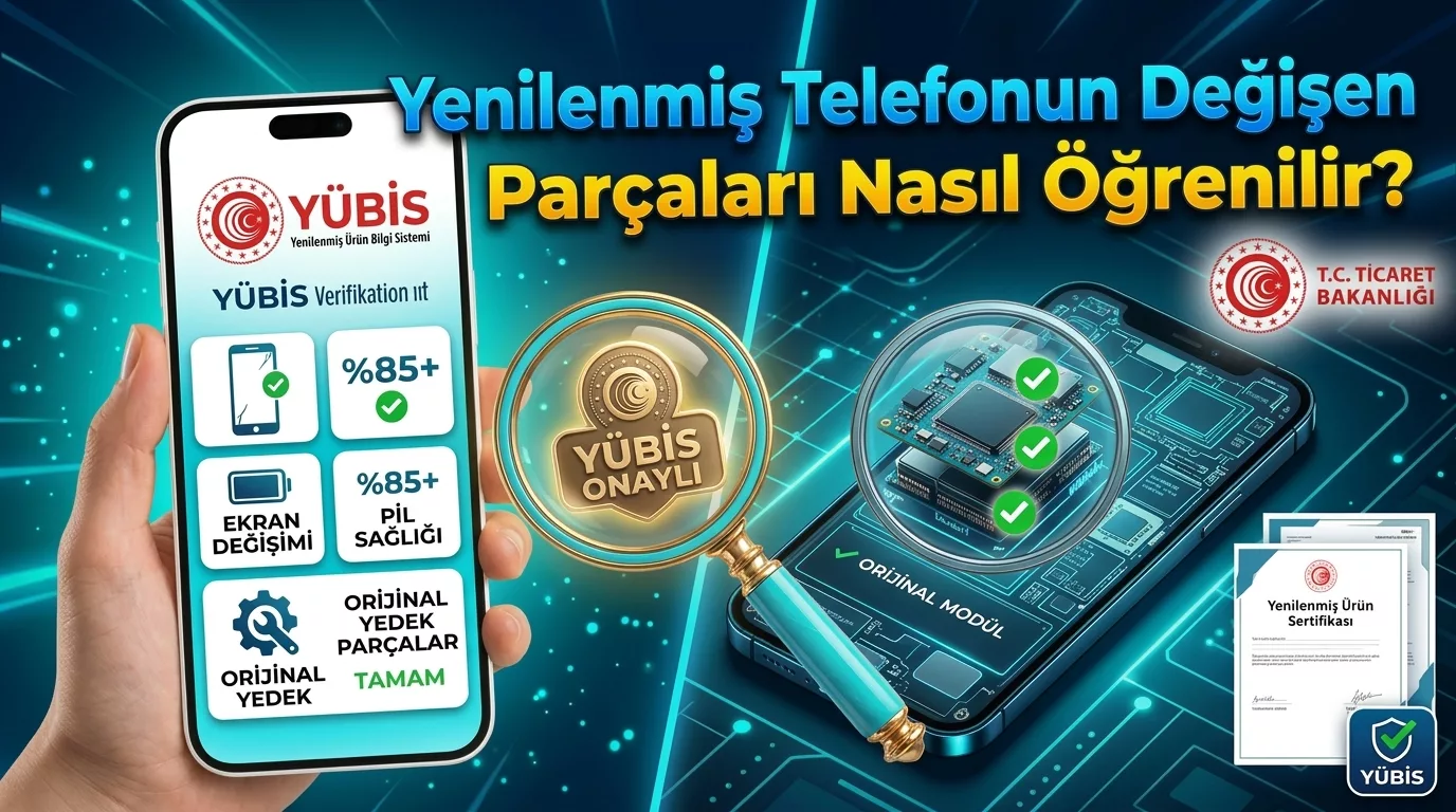 Yenilenmiş Telefonun Değişen Parçaları Nasıl Öğrenilir?