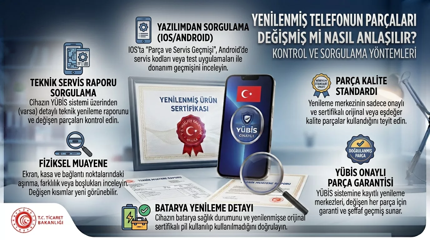 Yenilenmiş Telefonun Parçaları Değişmiş mi Nasıl Anlaşılır?