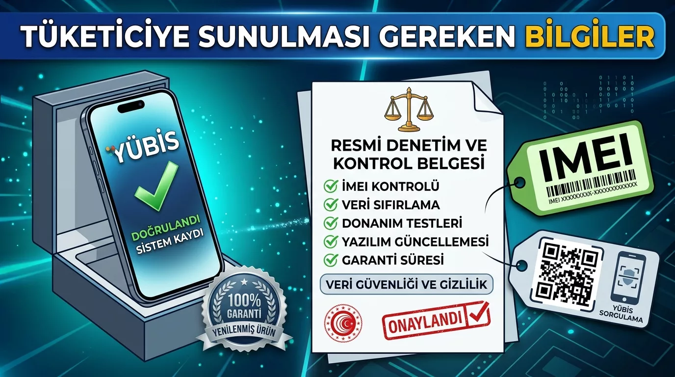 Yenilenmiş Ürünlerde Tüketiciye Sunulması Gereken Bilgiler